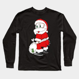 cute santa Long Sleeve T-Shirt